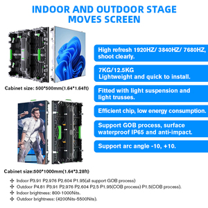 แผงไฟ LED อะลูมิเนียมแบบพกพา muenled น้ำหนักเบาสำหรับติดผนังฉากหลังกิจกรรมกลางแจ้งความสว่าง4800-5000mcd 3ปี - Product Image 3
