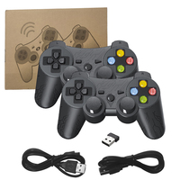 Manette de jeu sans fil GPD BT pour PC avec moteur de vibration, joystick et prise en charge du jeu à deux joueurs
