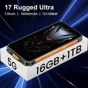 สมาร์ทโฟน X17 ultra 5G คุณภาพสูง กันน้ำ กันฝุ่น กันกระแทก หน่วยความจำ 12GB+256GB แบตเตอรี่ขนาดใหญ่ 10000mAh ปลดล็อคทั่วโลก - Product Image 4