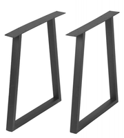 Pied de table en acier inoxydable doré, structure métallique pour plateau de table en marbre, granit ou bois