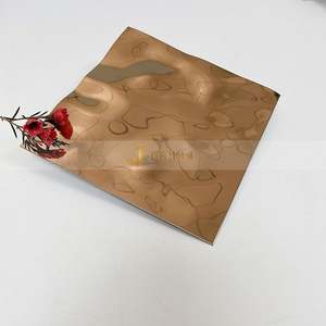 201 304 PVD Stainless Steel <b>Sheet</b> Water Ripple Stamped Metal Cladding Decoration Plate Easy Bending Cutting Welding Custom - Product Image 5