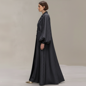 Manteau <span class=keywords><strong>Kimono</strong></span> <span class=keywords><strong>Chic</strong></span> en Rayonne à Motifs Floraux pour Femme, Manches Longues, Poches, Style Modeste, Inspiré de l'<span class=keywords><strong>Abaya</strong></span> de Dubaï, Commande Minimale 2 Pièces, Longueur Cheville - Product Image 2