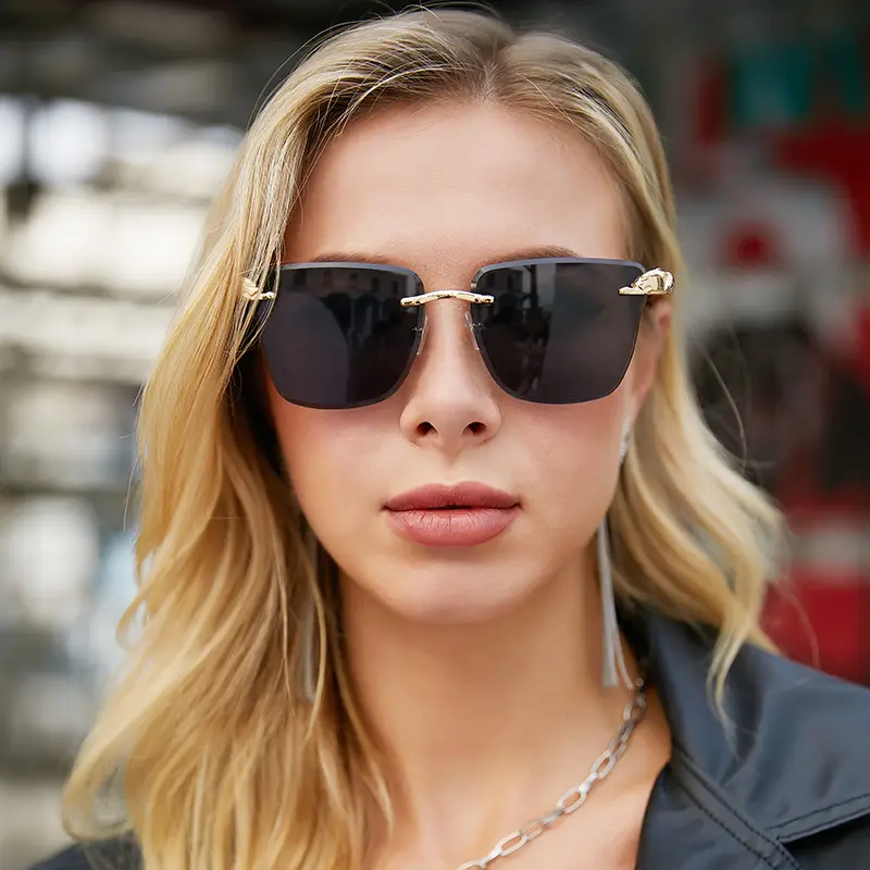 2023 neue modische Designer-Luxus-Custom hochwertige modische Damen-Sonnenbrille