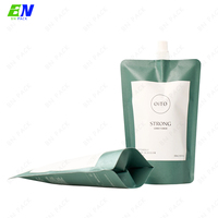 Pochette souple personnalisée avec bec verseur, anti-odeur, écologique, 250 ml, 500 ml, 1 L, 2 L, pour cosmétiques, shampoing, crème, huile, recharge de voyage