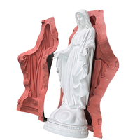 Moules à statues de la Vierge Marie très demandés à vendre, moules à statues de jardin en béton