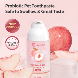 Factory Wholesale 50g Chicken/Fish Flavour Dog Dental Care Probiotic Pet <b>Cat</b> Dog Toothpaste - Product Image 3