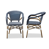 Chaise de salle à manger de loisir empilable en aluminium contemporain Offres Spéciales de style antique pour l'extérieur et l'intérieur pour les restaurants et les hôtels
