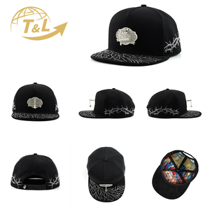 4UGEAR Vente en gros de casquettes Gorras avec logo en métal personnalisé Casquettes de baseball 5 panneaux 4U Casquettes de sport avec logo personnalisé Casquettes - Product Image 2