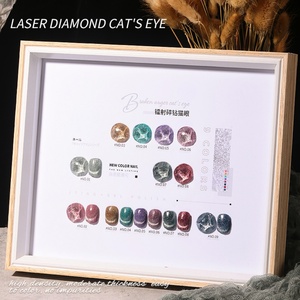 JTING Tendance Populaire Vernis Gel Effet Œil de Chat Diamant Laser 9D Pailleté Coloré Brillant Réfléchissant pour Nail Art Fournisseur de Vernis Gel Œil de Chat - Product Image 2