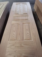 Porte en MDF finition style chinois, panneau coupe-vent intérieur en placage de bois, moustiquaire en acier inoxydable, garantie 5 ans pour chambre à coucher