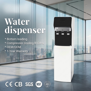 Distributeur d'eau électrique sur pied avec refroidissement par compresseur pour usage domestique et VR, base en plastique – Vente en gros fabricant - Product Image 1