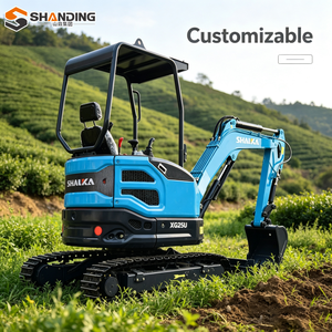 Mini Excavadora con Motor Euro 5 de 1.6 Toneladas, Micro Excavadora Diesel, Excavadora Agrícola Pequeña, Mini Excavadora Yanmar, Envío Gratis - Product Image 4
