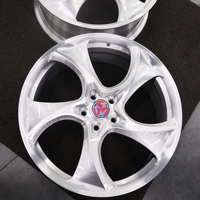 Jantes forgées monobloc SJ 5 branches 18 19 20 21 22 23 24 pouces 5x114.3 pour Tesla Model 3 Y Toyota Supra Nissan BMW Audi Benz