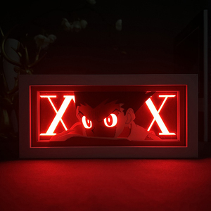 Anime Desktop Ornaments Cut Shadow Paper Table Lamp Japanese Manga Photo Frame Paper Carving LED Night Lamp - Product Image 5