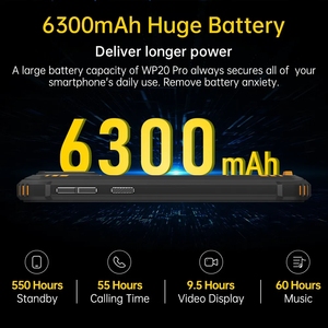 <span class=keywords><strong>Oukitel</strong></span> <span class=keywords><strong>WP20</strong></span> Pro teléfono inteligente resistente 5,93 pulgadas 4GB + 64GB 6300mAh Octa Core teléfono móvil 20MP teléfono móvil NFC - Product Image 5
