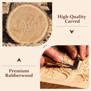 Wooden Cremation Urn Tree Life Birds Floral Patterns Traditional Rectangle Chestnut Color Sympathy <b>Open</b> Base Gravure Print Adult - Product Image 3