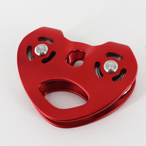 Poulie en alliage d'aluminium Jungle Expansion Zip Portable 30KN Cable Car Double Pulley Group for Outdoor Zip Line Scenic Area Ropeway - Product Image 3