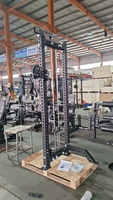 Máquina de Cruce de Poleas de Alta Calidad con Polea Individual Ajustable para Ejercicio y Entrenamiento Unisex Equipo de Gimnasio