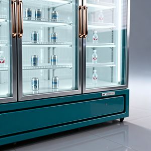 Équipement de réfrigération commercial de haute qualité avec porte vitrée : refroidisseur de boissons, congélateur à glaces et congélateur vitrine profond - Product Image 5