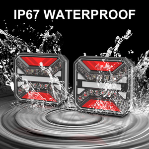 Kit <span class=keywords><strong>de</strong></span> feux arrière magnétiques sans fil à LED pour remorques, camping-cars, bateaux, camions, portée radio 30 mètres - Product Image 4