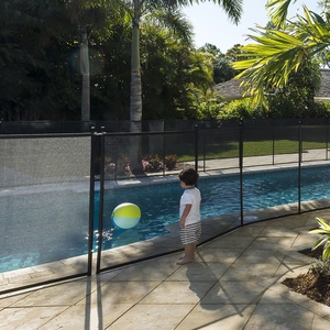 Clôture de piscine temporaire en aluminium à lames fines, amovible, portable et rétractable, la plus vendue - Product Image 5