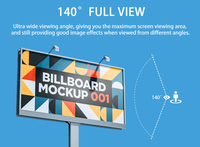 Shenzhen YUYI haute qualité P8 fixe extérieur numérique vidéo LED mur vidéo étanche 3d panneau d'affichage publicité LED écran d'affichage
