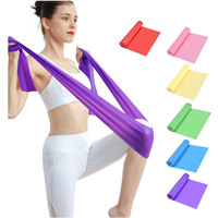 Bandes TPE à haute élasticité Bandes de fitness d'exercice en gros Bandes de résistance plates de yoga