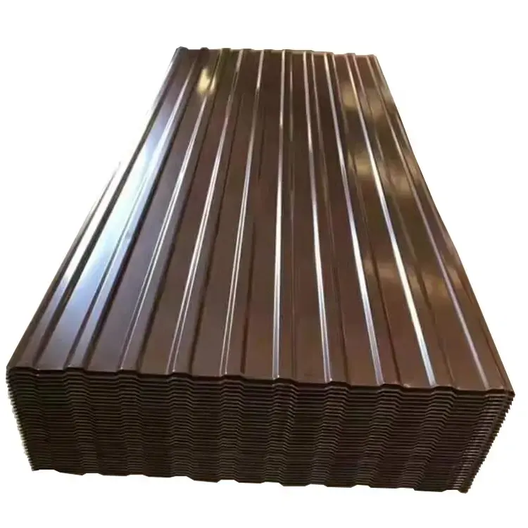 Lámina galvanizada colorida para techado de Metal, hoja de acero corrugado GI, lámina de techo de Zinc, precio barato