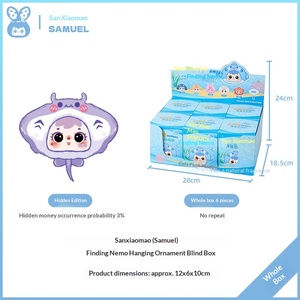 Nuovo Stile Tre Orsetti (Samuel) a Tema Animale, Scatola a Sorpresa in Peluche per Avventure Oceaniche, Ciondolo Decorativo per Borsa da Ragazza, Ingrosso 5-7 - Product Image 5