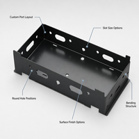TZR OEM ODM Pièces métalliques estampées professionnelles Service de pliage Boîtier de petit appareil électronique Cadre de support Sans stock