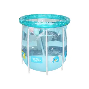 Doctor Dolphin Family PVC Kids Portable Outdoors Pool Thick Plastic above ground Inflatable portable swimming pool