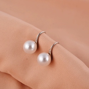 Boucles <span class=keywords><strong>d</strong></span>'oreilles pendantes FY-EZ189 en argent sterling 925, élégantes clous <span class=keywords><strong>d</strong></span>'oreilles en perles françaises pour femmes, accessoires tendance pour Instagram - Product Image 5