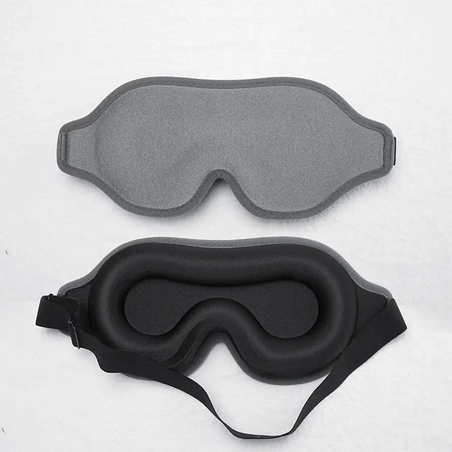 Máscara de olho 3D para dormir, mais vendida, para homens e mulheres, máscara de viagem para dormir em cor sólida