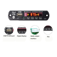 12V Ev Amplifikatörü Kablosuz Kayıpsız Kod Çözme Kartı WAV WMA Süper APE Küçük Hafıza Kartı TF MP3 Hoparlör 2.0 Kanal Basit