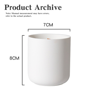 Candele Evoduck Private Label in Cera di Soia Profumate Fatte a Mano, <span class=keywords><strong>Candela</strong></span> di Lusso con Olio Essenziale Biologico in Esclusiva Giara di Ceramica in Stile Nordico - Product Image 4