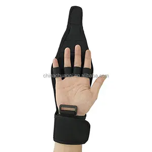Revalidatie Vinger Handschoenen met Slag Hand Spalk Vinger Spalk Brace voor Brace Ouderen Vuist