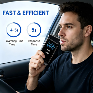 Alcootest numérique à pile à combustible haute précision, portable pour la sécurité des conducteurs, réponse rapide, usage professionnel - Product Image 6