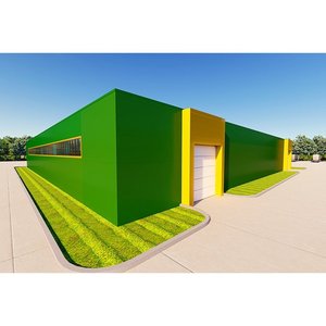 Magazzino Prefabbricato in Acciaio Leggero a Prezzo Conveniente per Uffici e Sale Espositive, con Servizi di Saldatura, Taglio e Piegatura - Product Image 2