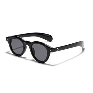 Nouveauté Lunettes de soleil rondes UV400 pour femmes Lunettes de soleil à logo personnalisé - Product Image 5