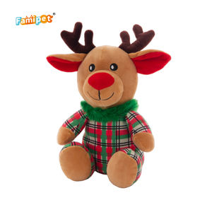 Famipet Fabricant En Gros Conception Personnalisée Série De Noël Doux Mignon En Peluche Animal En Peluche Jouet pour Enfants - Product Image 2