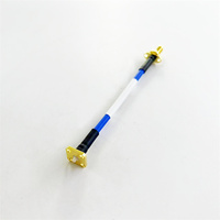 Rf Coaxial Semiflexible. 141 ''RG402 Puente de montaje de cable con conector hembra SMA Mamparo Brida de 2 orificios a conectores CINCH