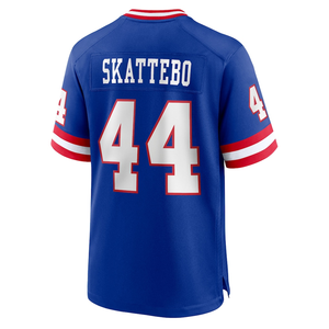 Maillot de football américain personnalisé brodé pour homme, respirant, grandes tailles, avec nom et logo personnalisables, vierge, New York, en polyester – Nouveauté - Product Image 3