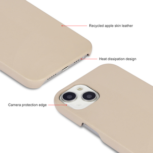 Funda de Teléfono Personalizada de Piel Vegana con Diseño de Cáscara de <span class=keywords><strong>Manzana</strong></span>, Resistente a Impactos, Ecológica, Biodegradable y Sostenible para iPhone Air 17 16 15 - Product Image 4
