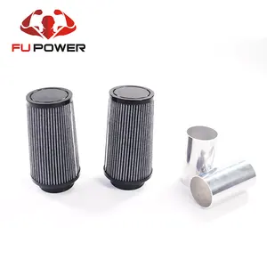 Custom Made Doppio Cono auto parte di ricambio filtro hepa purificatore d'aria del veicolo cono filtro del carburante del motore per il motore del veicolo di aria filtro