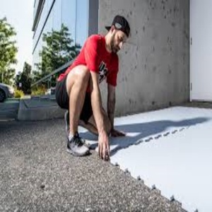 Plancher de hockey intérieur sur glace de <span class=keywords><strong>planche</strong></span> à roulettes murale artificielle PE-HD Tuiles de patinoire artificielles synthétiques - Product Image 1