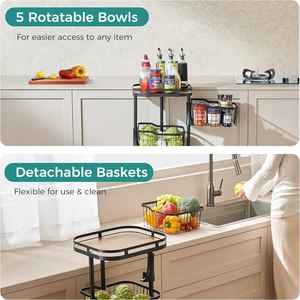 Carrito <span class=keywords><strong>de</strong></span> almacenamiento <span class=keywords><strong>de</strong></span> frutas y verduras <span class=keywords><strong>de</strong></span> 5 niveles, organizador <span class=keywords><strong>de</strong></span> cocina <span class=keywords><strong>con</strong></span> <span class=keywords><strong>ruedas</strong></span>, estante <span class=keywords><strong>de</strong></span> alambre <span class=keywords><strong>de</strong></span> Metal superior <span class=keywords><strong>de</strong></span> <span class=keywords><strong>madera</strong></span> para frutas y verduras, soporte <span class=keywords><strong>con</strong></span> cajones - Product Image 3