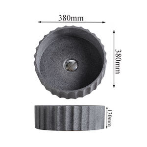 Tarpul <span class=keywords><strong>2025</strong></span> עיצוב חדש כלי סניטריים מודרני עגול כיור אמנותי עבור וילות רחצה מודרני - Product Image 2