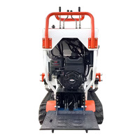 EPA Motor 6,5 PS Mini-Kettenkipper Chinesischer Selbstladender Raupenfahrzeug 500 kg Gartenlift-Muldenkipper zu Verkaufen