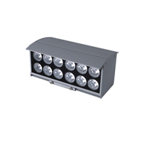 Applique murale LED carrée moderne en aluminium, étanche IP65, pour éclairage extérieur paysager
