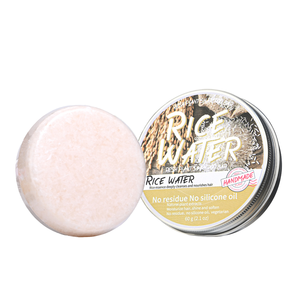 Savon Solide Shampoing au Riz 60g Fait Main Entièrement Naturel à Base de Plantes Prévention de la Chute des Cheveux Cheveux Lisses Brillants Biologique Vegan Solide Hydratant - Product Image 4